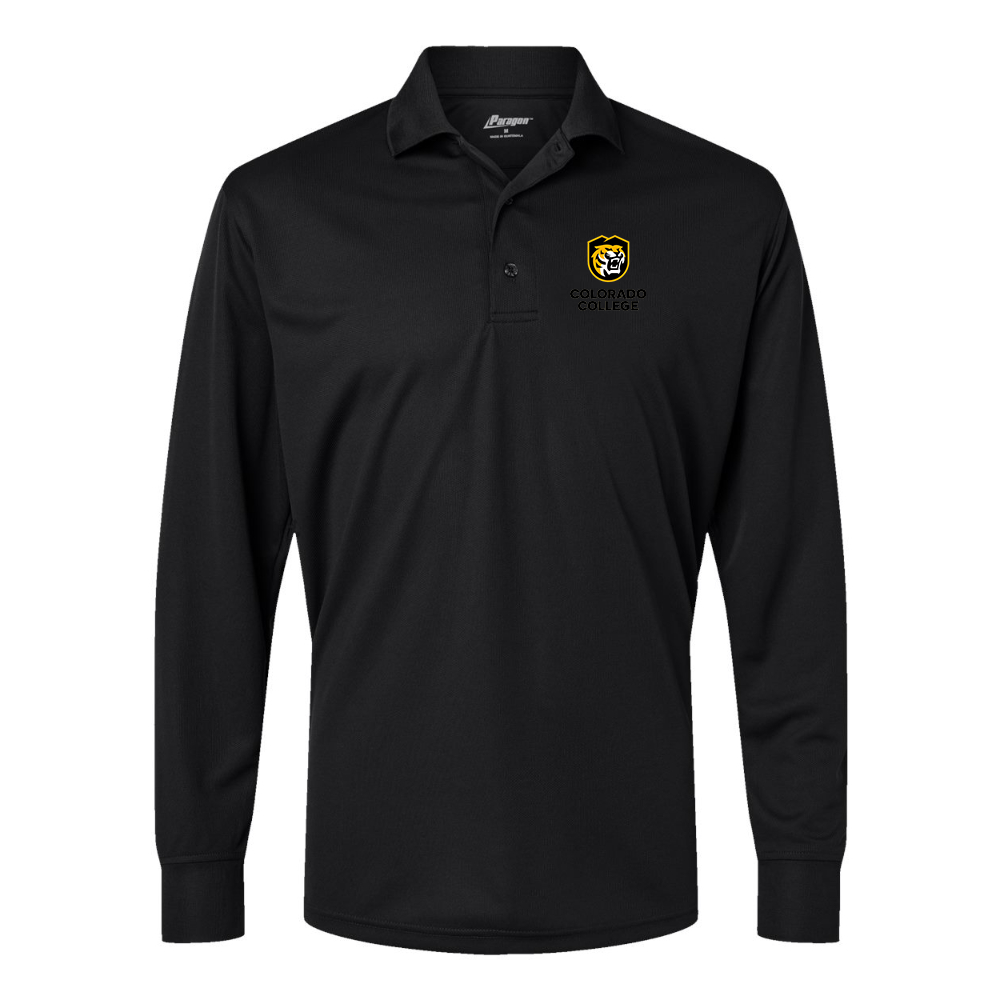 Men's   Colorado College Tigers Paragon Prescott Long Sleeve Polo