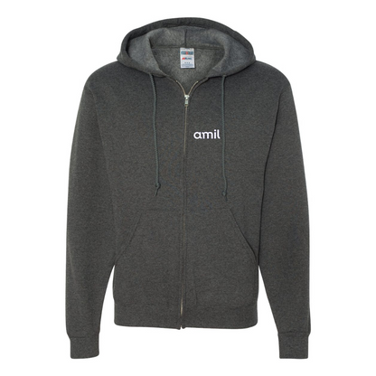 Men's  Amil  JERZEES NuBlend Full-Zip Hooded Sweatshirt