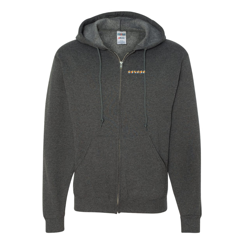 Men's Kansas JERZEES NuBlend Full-Zip Hooded Sweatshirt