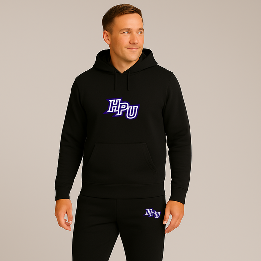 Men's High Point Panthers Logo Hoodie Joggers Set