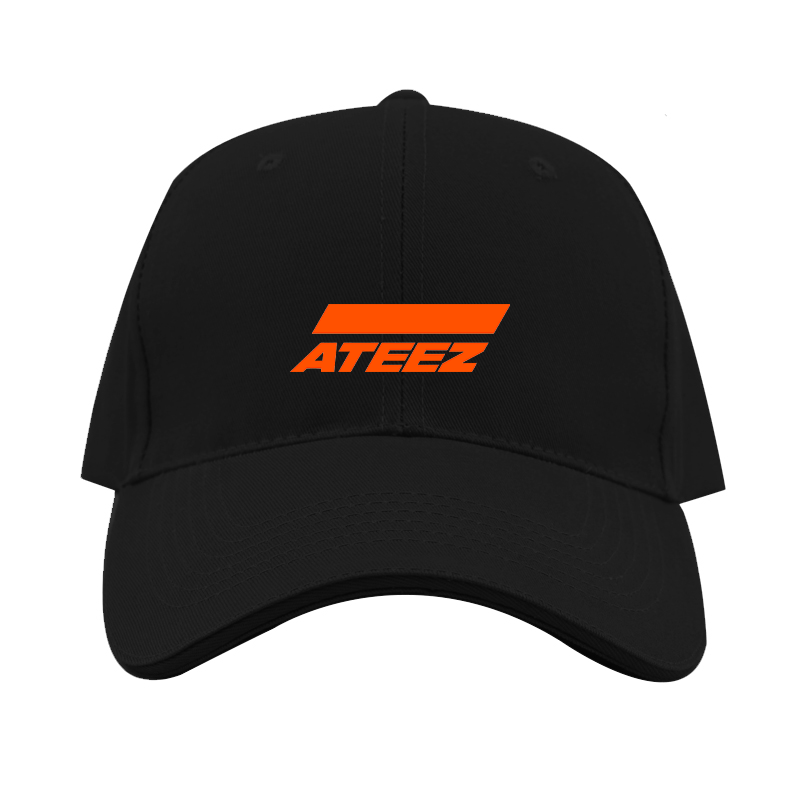 Ateez Logo  Dad Baseball Cap Hat