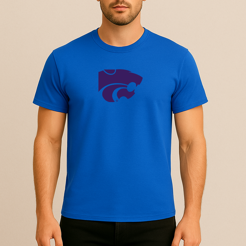 Men's Kansas State Wildcats Logo Cotton T-Shirt