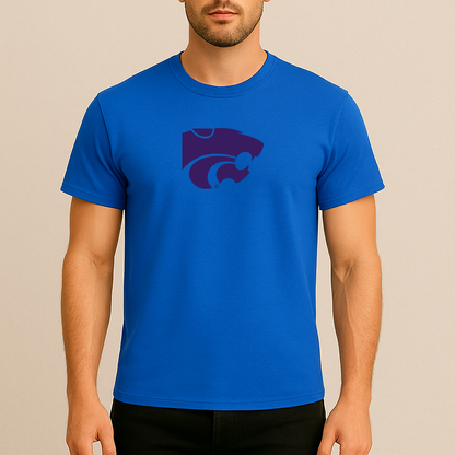 Men's Kansas State Wildcats Logo Cotton T-Shirt