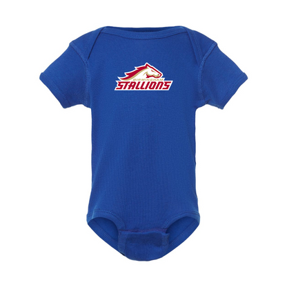 Birmingham Stallions Logo Baby Onesie Romper