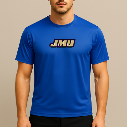 Men's James Madison Dukes Logo Polyester T-Shirt