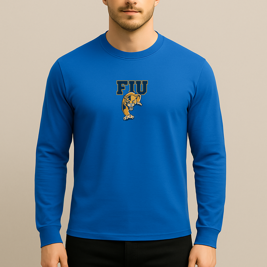 Men's FIU Panthers Logo Long Sleeve T-Shirt