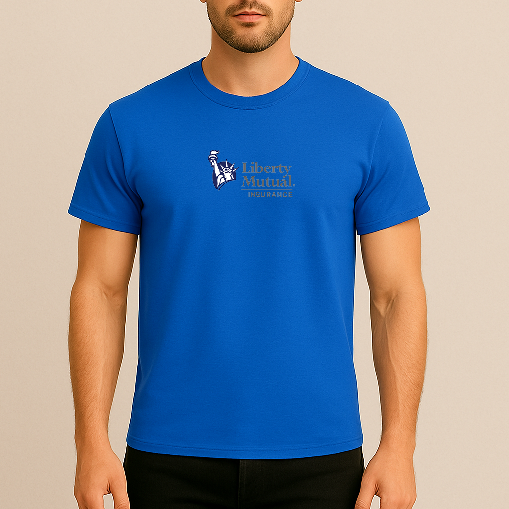 Men's Liberty Mutual Insurance Logo Cotton T-Shirt