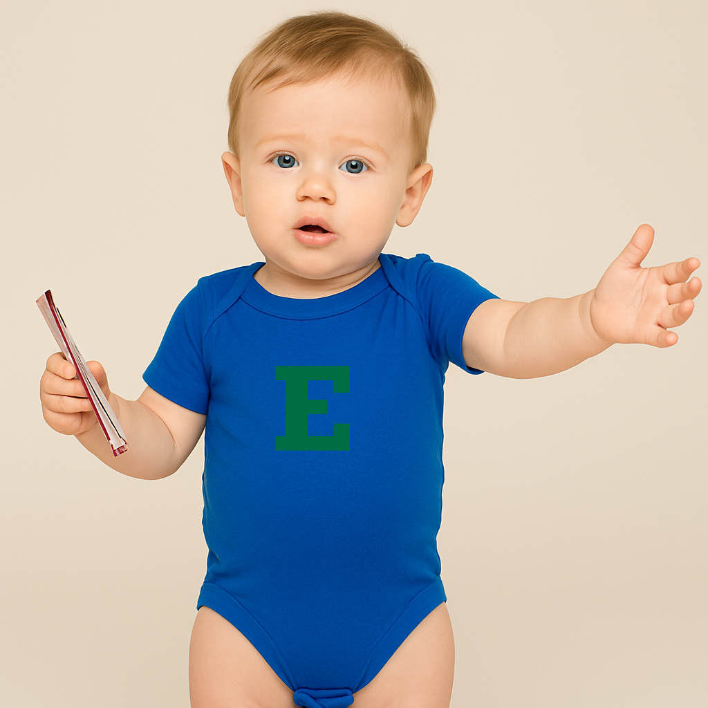 Eastern Michigan Eagles Logo Baby Romper Onesie