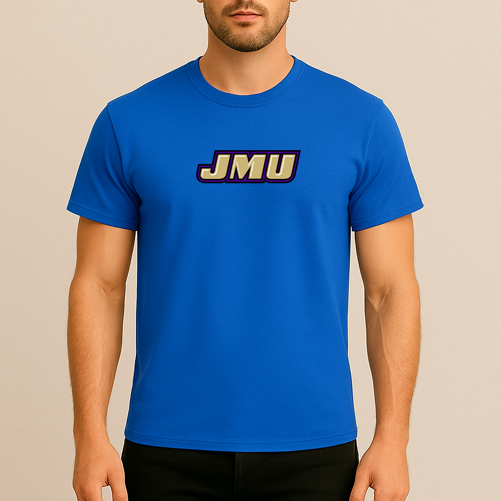 Men's James Madison Dukes Logo Cotton T-Shirt