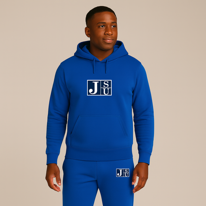 Men's Jackson State Tigers Logo Hoodie Joggers Set
