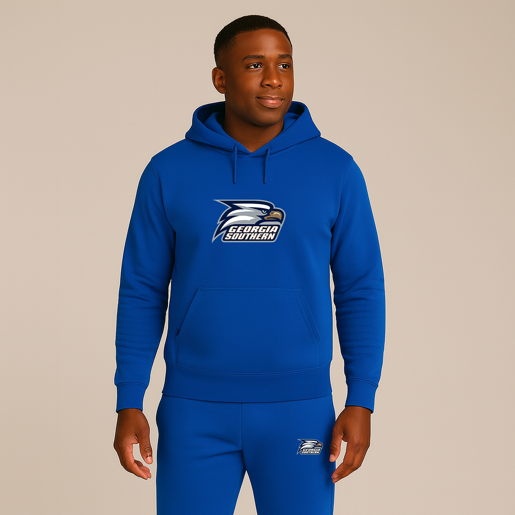 Men's Georgia Southern Eagles Logo Hoodie Joggers Set
