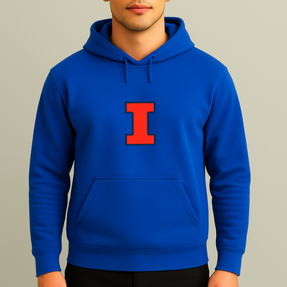 Men's Illinois Fighting Illini Logo Pullover Hoodie