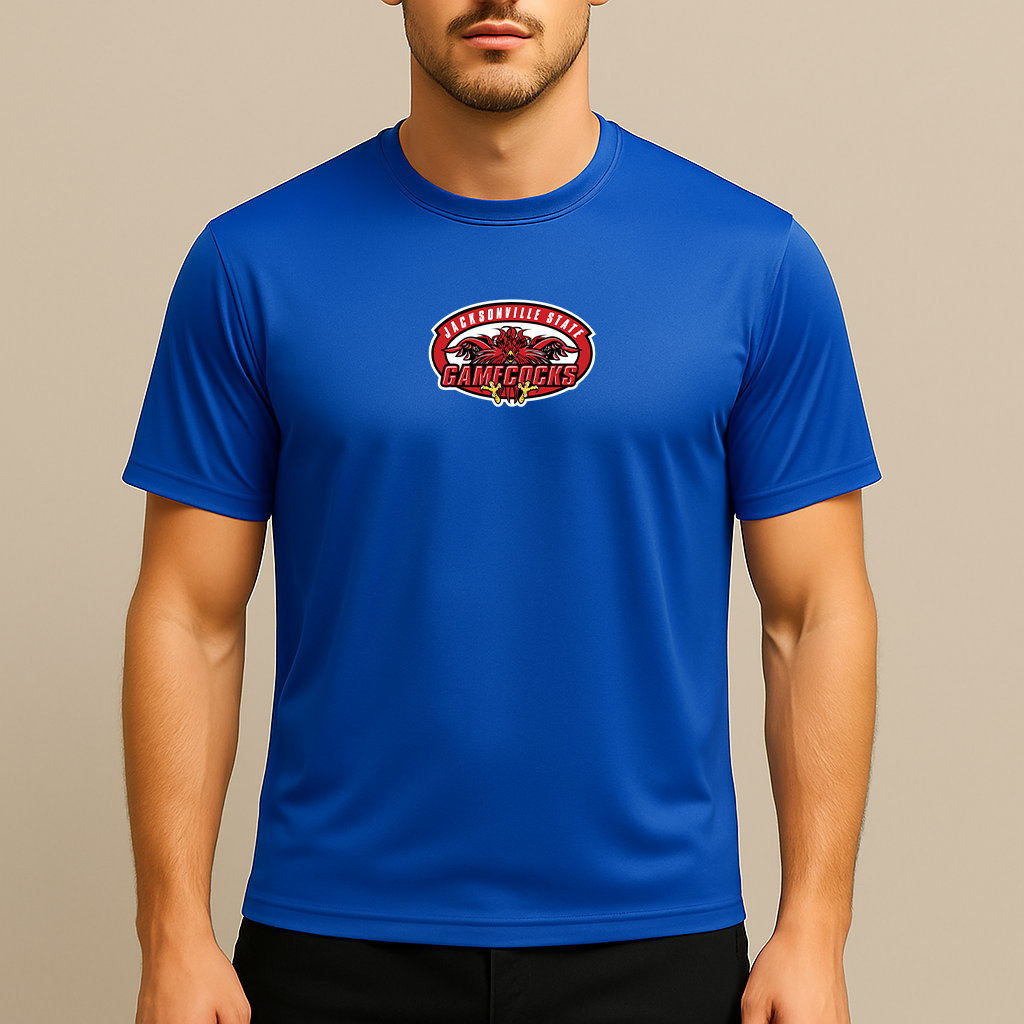 Men's Jacksonville State Gamecocks Logo Polyester T-Shirt