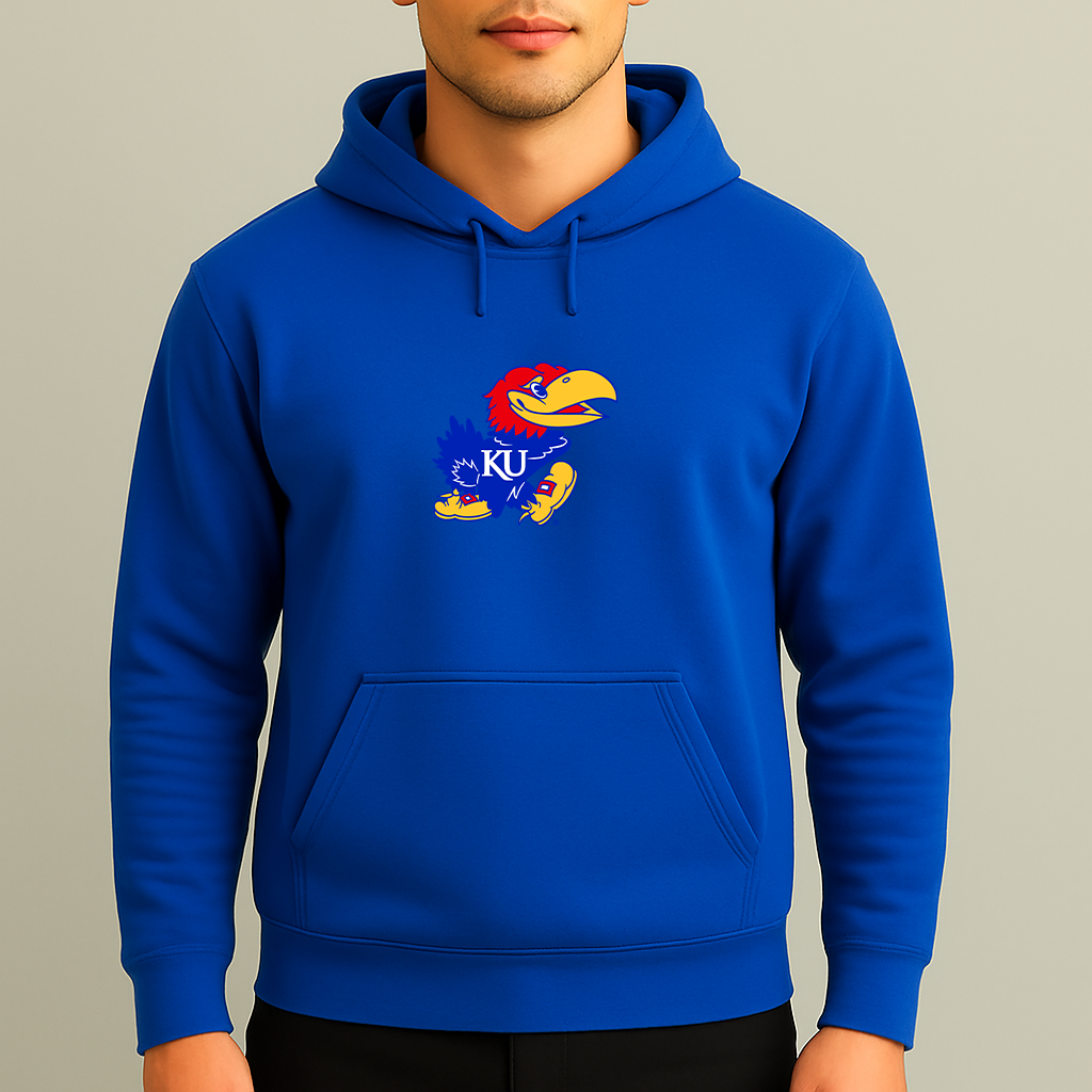 Men's Kansas Jayhawks Logo Pullover Hoodie