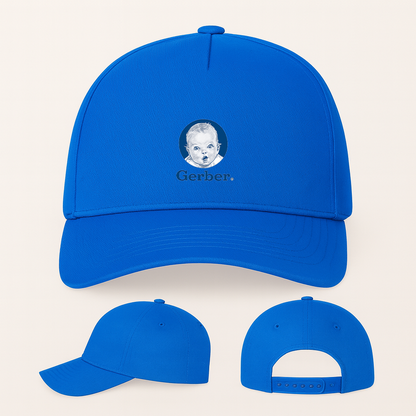 George Gerber Life Insurance Logo Five Panel Twill Snapback Cap