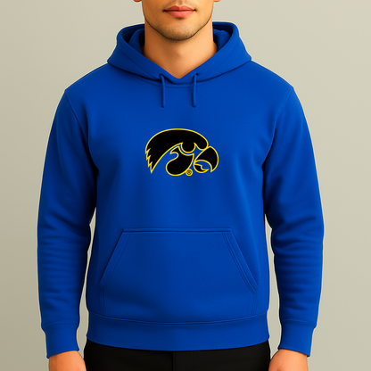 Men's Iowa Hawkeyes Logo Pullover Hoodie