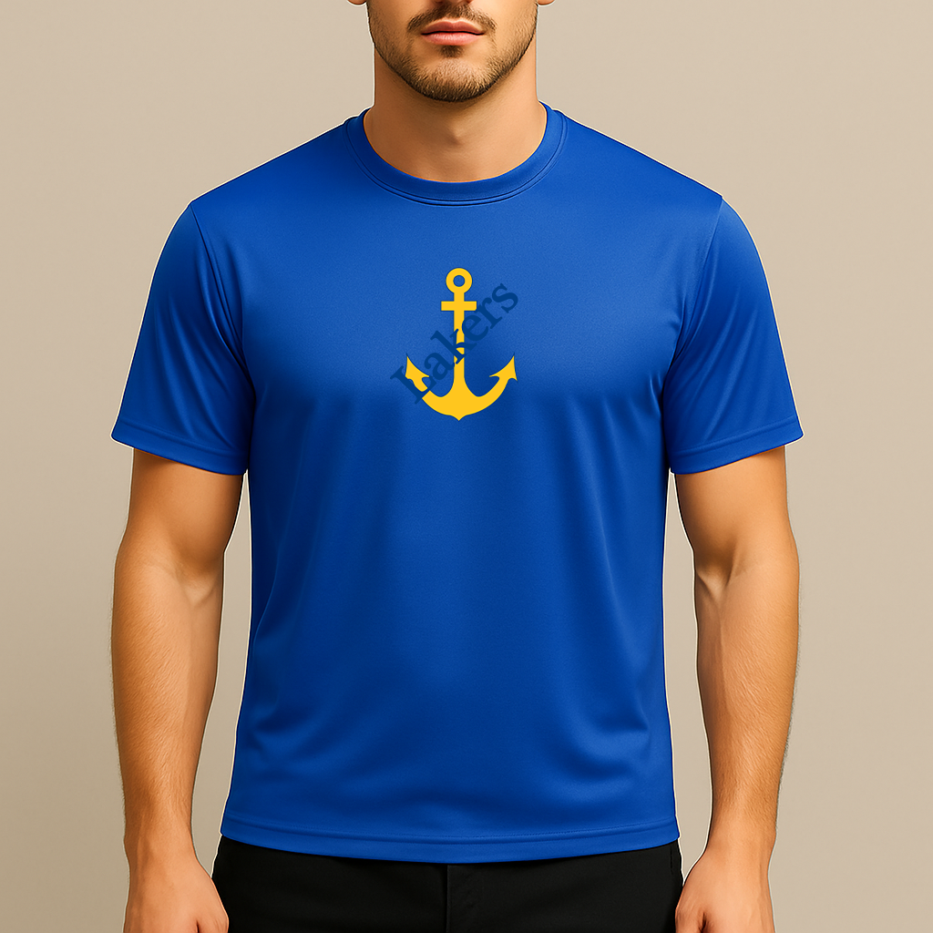 Men's Lake Superior State Lakers Logo Polyester T-Shirt