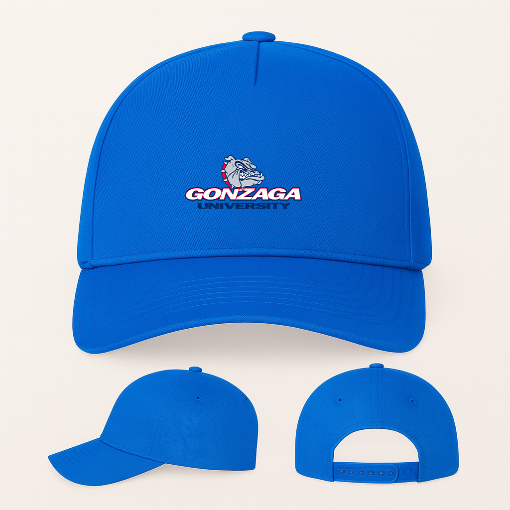George Gonzaga Bulldogs Logo Five Panel Twill Snapback Cap