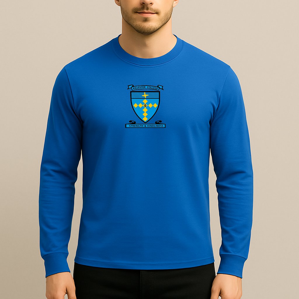 Men's Killester College Logo Long Sleeve T-Shirt