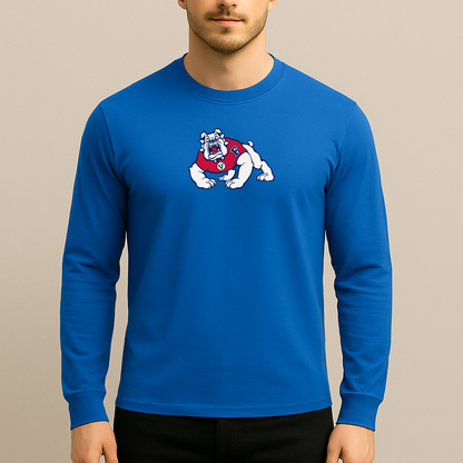 Men's Fresno State Bulldogs Logo Long Sleeve T-Shirt