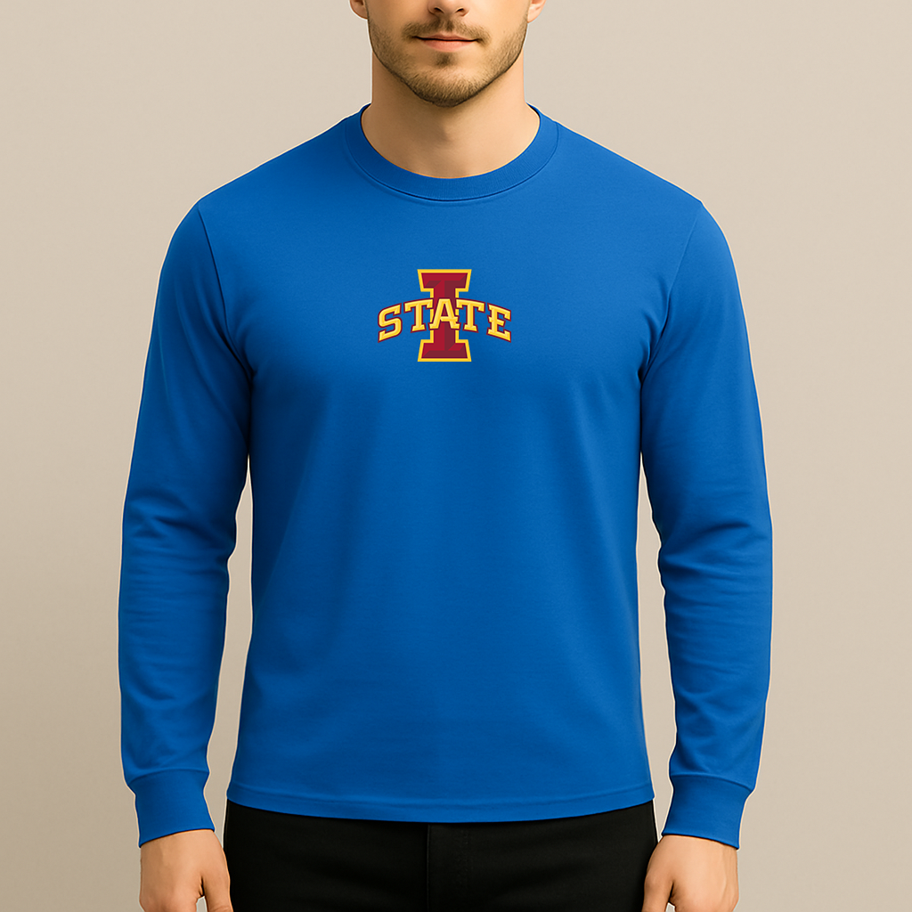 Men's Iowa State Cyclones Logo Long Sleeve T-Shirt