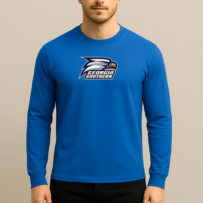 Men's Georgia Southern Eagles Logo Long Sleeve T-Shirt
