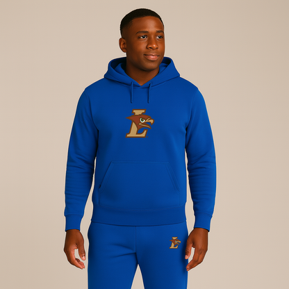Men's Lehigh Mountain Hawks Logo Hoodie Joggers Set
