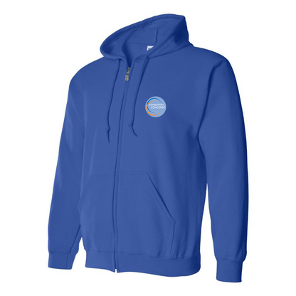 Men's Fondation Concorde Logo Zipper Hoodie
