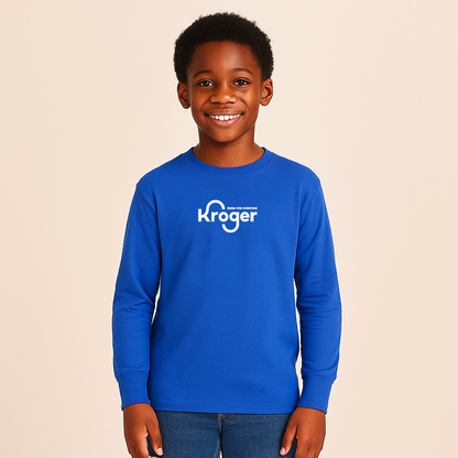 Youth Kroger Logo Cotton Long Sleeve T-Shirt