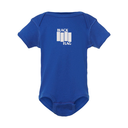 Black Flag Logo Baby Onesie Romper