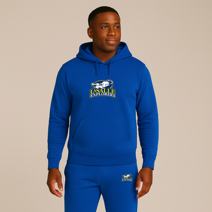 Men's La Salle Explorers Logo Hoodie Joggers Set
