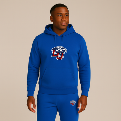 Men's Liberty Flames Logo Hoodie Joggers Set