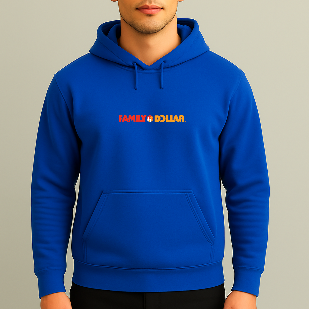 Men's Family Dollar Logo Pullover Hoodie