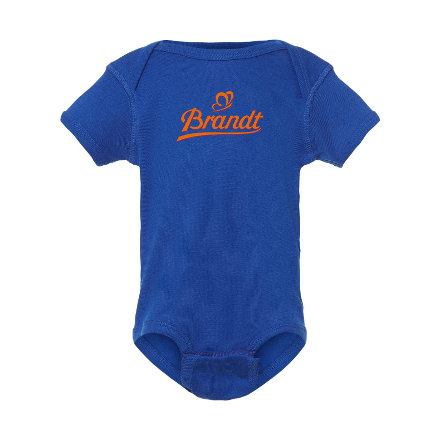 Brandt Zwieback Logo Baby Onesie Romper