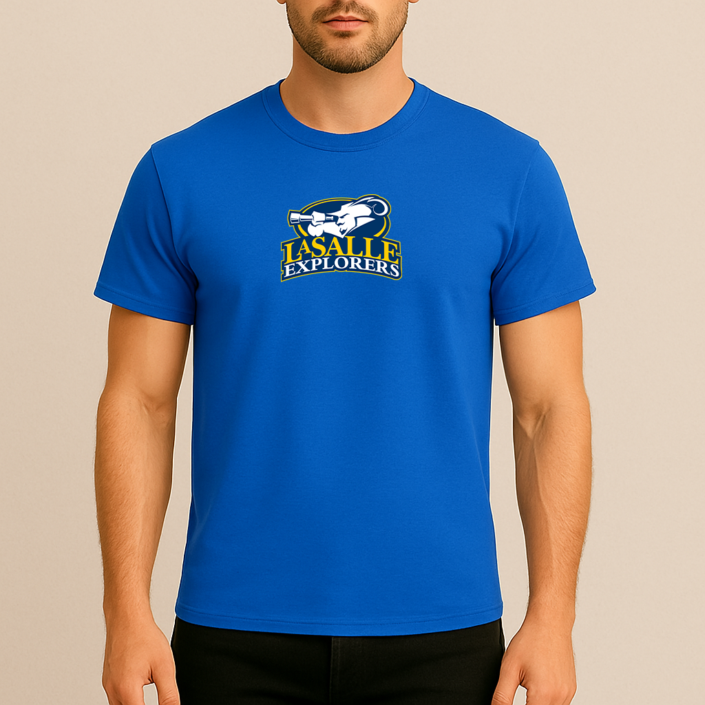 Men's La Salle Explorers Logo Cotton T-Shirt