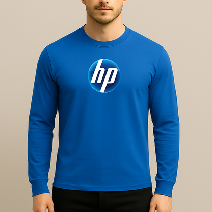 Men's HP Logo Long Sleeve T-Shirt
