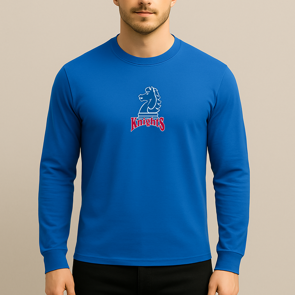 Men's Fairleigh Dickinson Knights Logo Long Sleeve T-Shirt