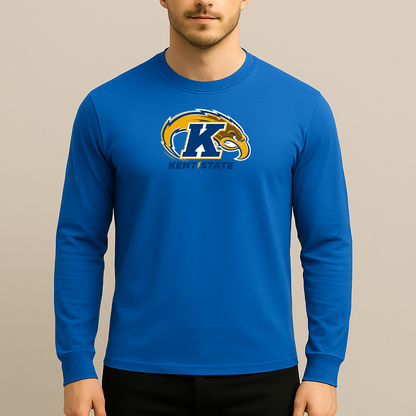 Men's Kent State Golden Flashes Logo Long Sleeve T-Shirt