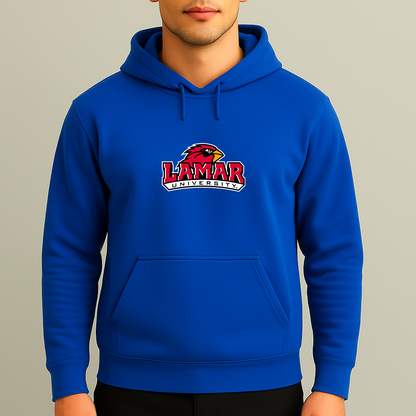 Men's Lamar Cardinals Logo Pullover Hoodie