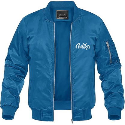 Men's Adika Lightweight Bomber Jacket Windbreaker Softshell Varsity Jacket Coat