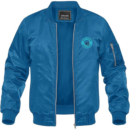 Men's Beavertown Brewery Logo Lightweight Bomber Jacket Windbreaker Softshell Varsity Jacket Coat
