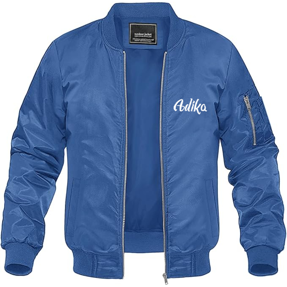 Men's Adika Lightweight Bomber Jacket Windbreaker Softshell Varsity Jacket Coat