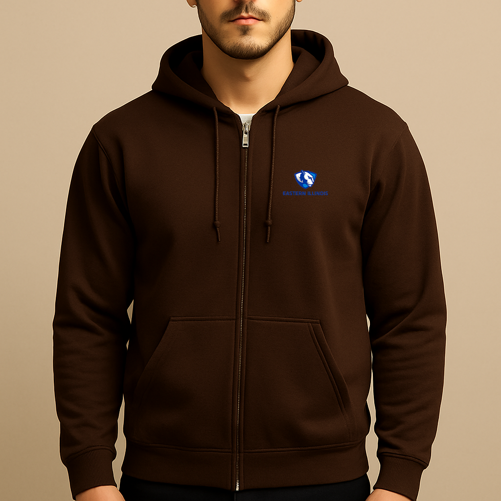Men's Eastern Illinois Panthers Logo Zipper Hoodie