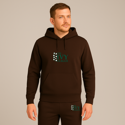Men's Ivy League Logo Hoodie Joggers Set
