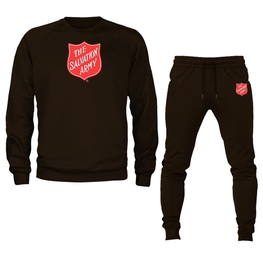 Men's   The Salvation Army  Crewneck Sweatshirt Joggers Suit