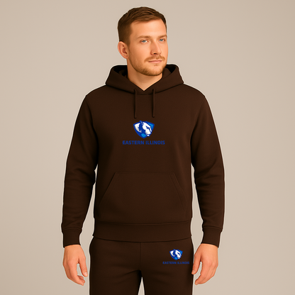 Men's Eastern Illinois Panthers Logo Hoodie Joggers Set