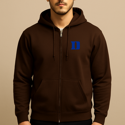 Men's Duke Blue Devils Logo Zipper Hoodie