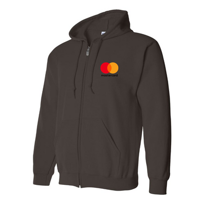 Men's Mastercard Logo  Zipper Hoodie
