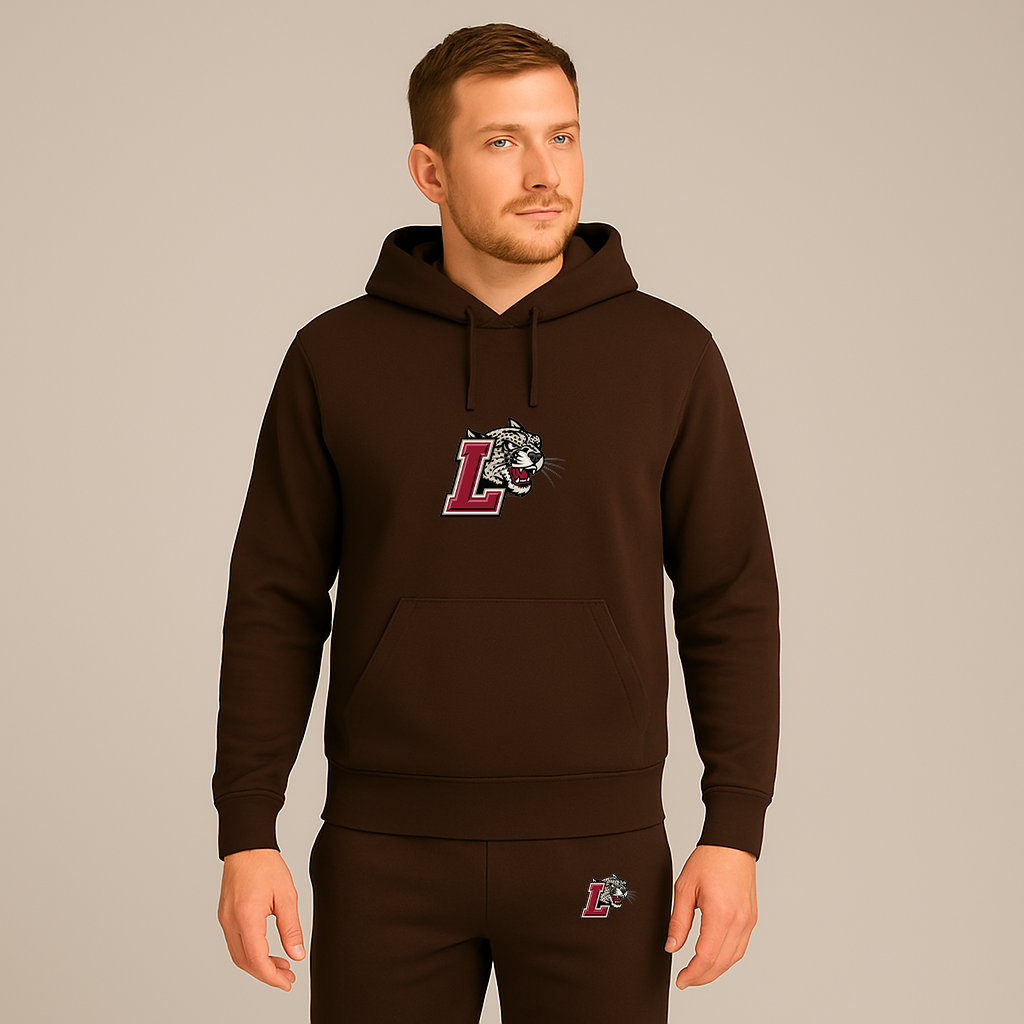 Men's Lafayette Leopards Logo Hoodie Joggers Set