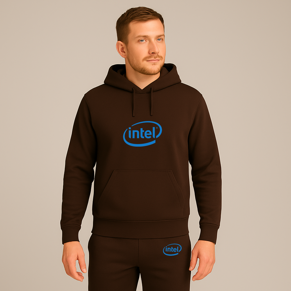 Men's Intel Logo Hoodie Joggers Set